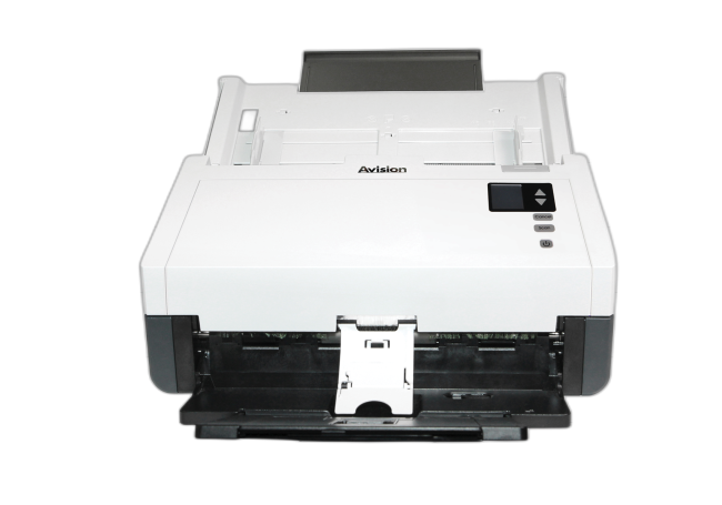 Avision AD345G front open